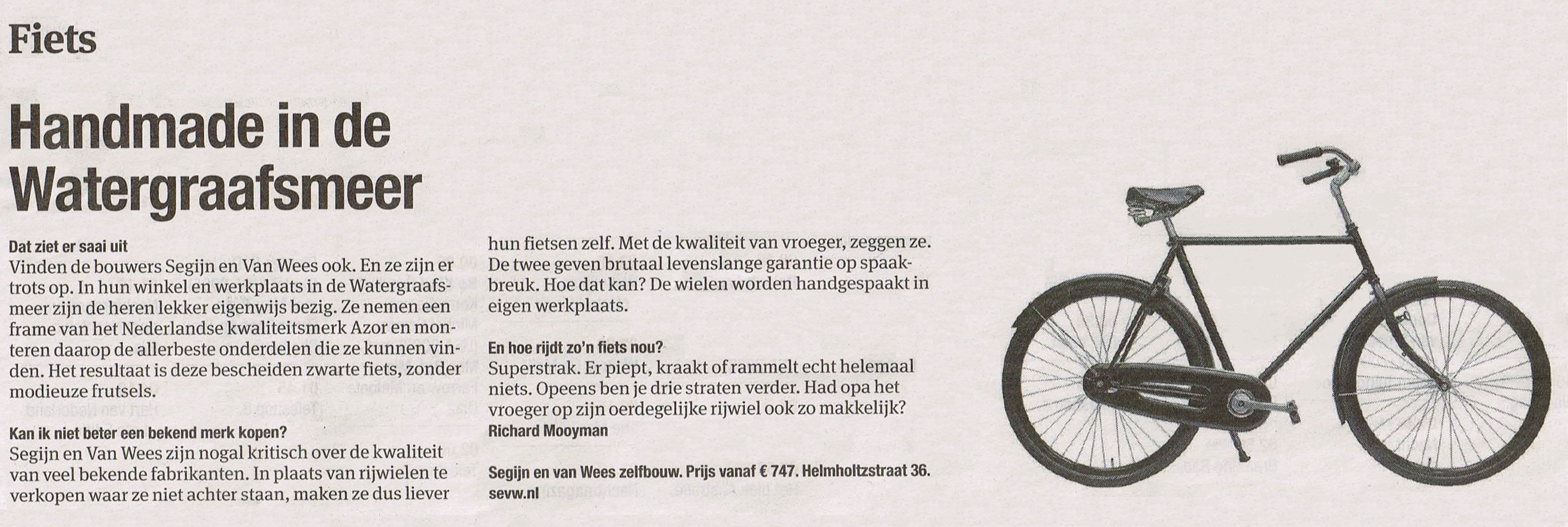 Rinus in het nieuws